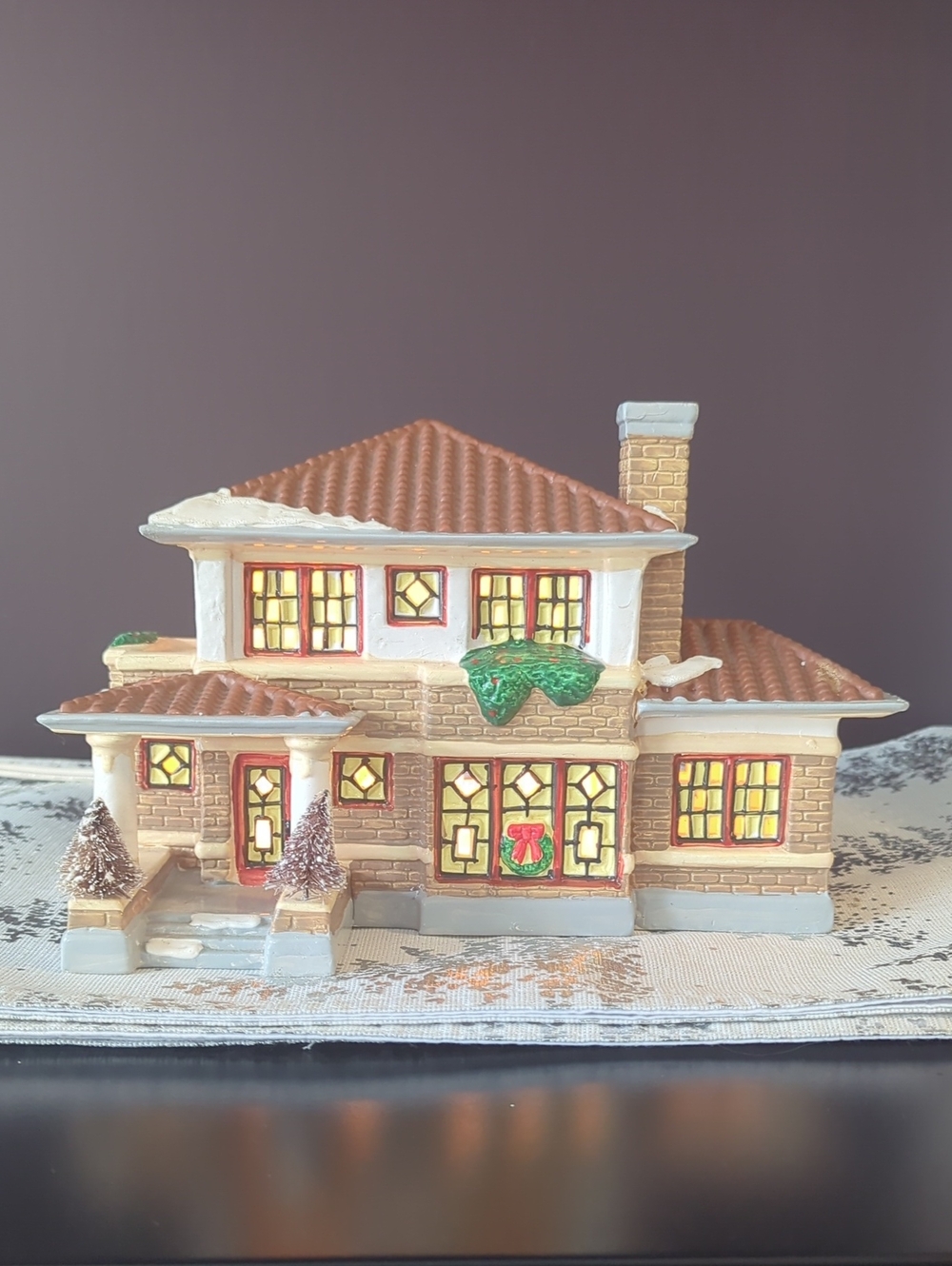 Prairie House Dept 56 #51560 American Architecture Series Original Snow Village